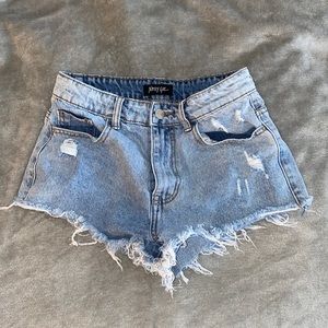 Nasty Gal High Waisted Jean Shorts